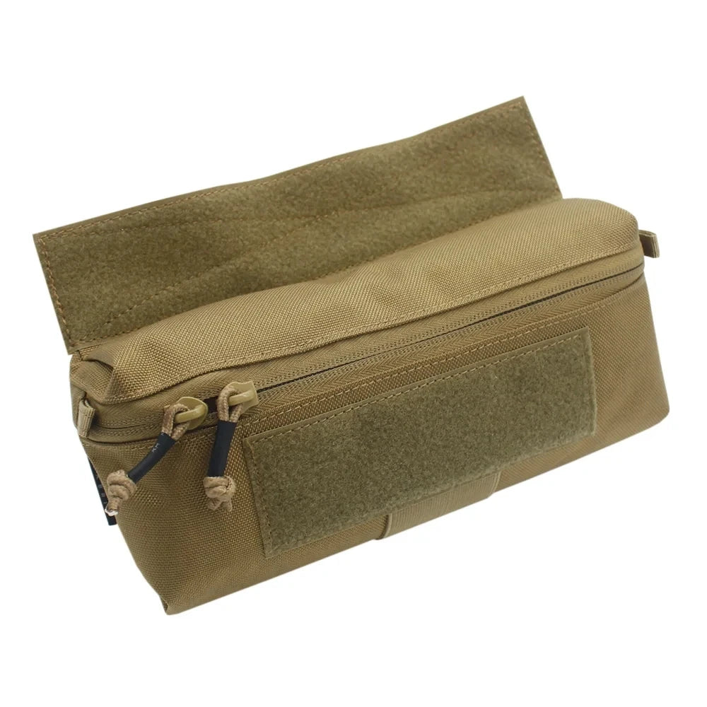 VULPO Tactical Vest Chest Dangler Drop Pouch Mini Abdominal Dump Drop Pouch Fanny Pack For JPC CPC MK3 MK4 Plate Carrier Storage