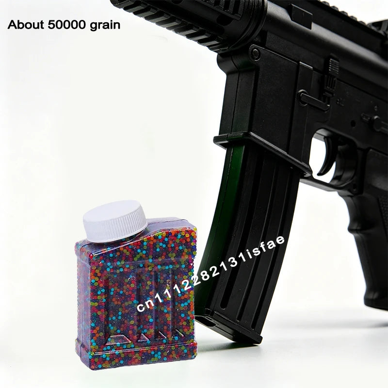 S2-Super Tough Squeezeproof Frosted Transparent EVA Pellets Uniform Full 50000Pcs 7-8mm 14+ Adult Wargame Spare Ammo