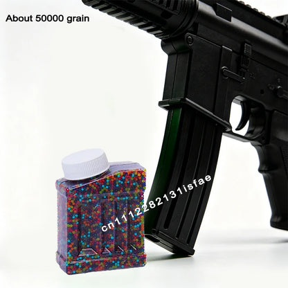 S2-Super Tough Squeezeproof Frosted Transparent EVA Pellets Uniform Full 50000Pcs 7-8mm 14+ Adult Wargame Spare Ammo