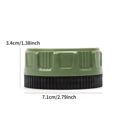 Large Capacity Mini Portable Ammo Storage Box with Screw Cap Design, Suitable for .22LR Caliber Ammunition, Compact and Durable