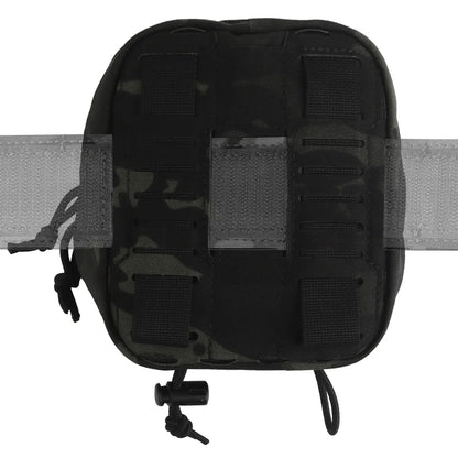 Tactical MOLLE Pouch Double Zipper Outdoor Sports Hunting Flashlight Emergency Tools Storage Pouch Airsoft Vest Waist Belt Gear