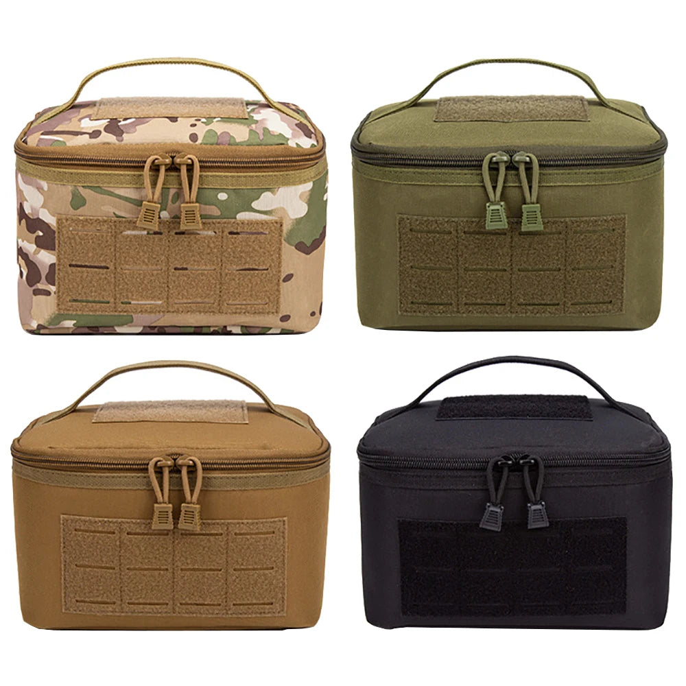Rifle Cartridge Bag Tactical Pistol Ammo Pouches Bullet Storage Case Hunting Shotgun Ammunition Carrier Case EDC Tools Handbag
