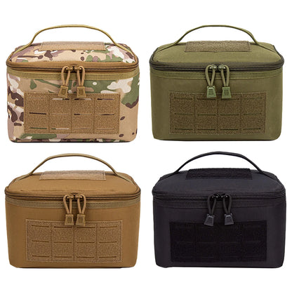 Rifle Cartridge Bag Tactical Pistol Ammo Pouches Bullet Storage Case Hunting Shotgun Ammunition Carrier Case EDC Tools Handbag