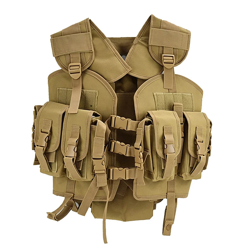 Tactical Vest Shooting Protective Vest Men's Outdoor Sport Hunting Clothes Airsoft Accessories With Water Bag