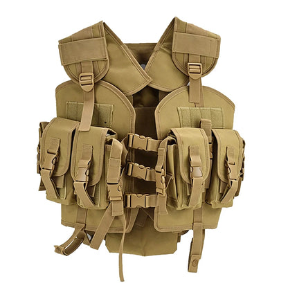 Tactical Vest Shooting Protective Vest Men's Outdoor Sport Hunting Clothes Airsoft Accessories With Water Bag