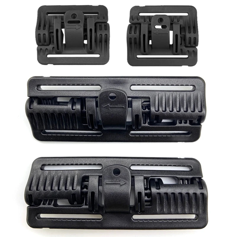 Tactical 2pcs Tactical Vest Quick Release Buckle Slider Strip Module Strip Buckle