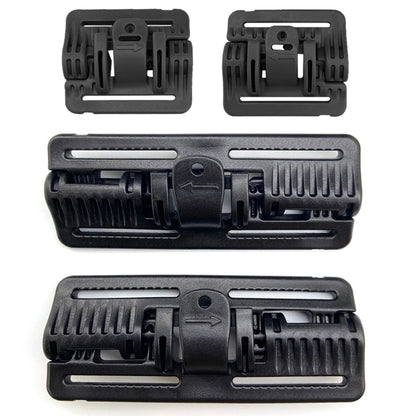Tactical 2pcs Tactical Vest Quick Release Buckle Slider Strip Module Strip Buckle