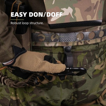 Breakaway Loop for 2 Inch MOLLE Belt, Tactical Ladder Descent Rappelling Safety Rope Attachment Buckle Airsoft Cosplay