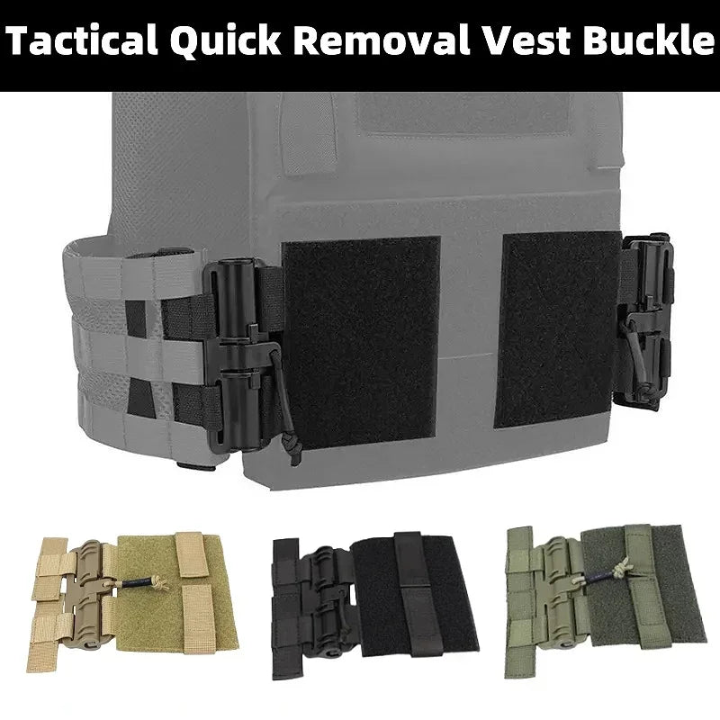 Tactical Quick Removal Vest Buckle Set Durable Quick Release System Kit for JPC CPC NCP XPC 6094 420 Vest Accessories