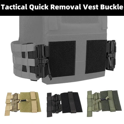 Tactical Quick Removal Vest Buckle Set Durable Quick Release System Kit for JPC CPC NCP XPC 6094 420 Vest Accessories