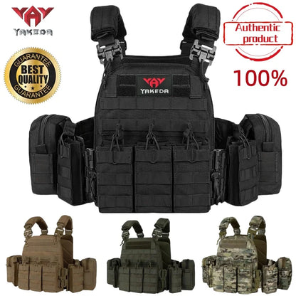 YAKEDA Quick Disassembly Training Vest, Detachable and Expandable, Comfortable, Breathable, Wear-Resistant and Tear-Resistant