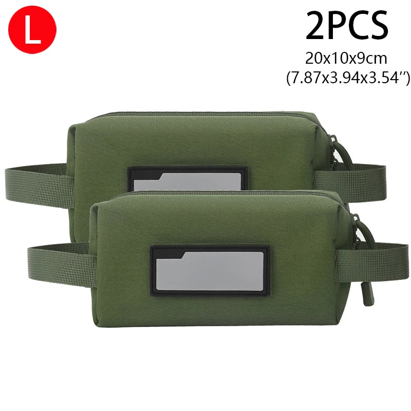 1/2Pcs Cartridge Pouch Ammo Bag 1000D Bullet Carrying Pouch Ammunition Storage Case EDC Tool Bag Multi-Function Handbag