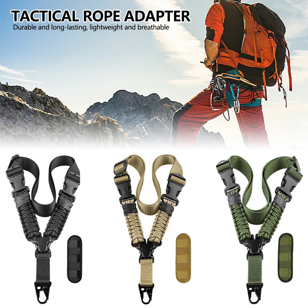 1Pc Airsoft Guns Sling 1 Point Strap Sport Sling Shoulder Strap Practical Nylon Sling Adjustable Outdoors Sport Tactical Harness