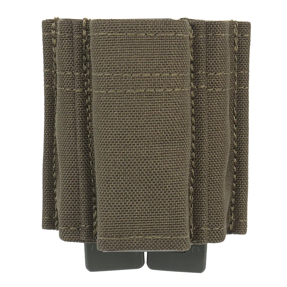 9mm/5.56 Magazine Pouch Tactical Pistol Mag Pouches Militar Double Mag Bag Hunting Airsoft Holder With FAST Nylon Support Clip