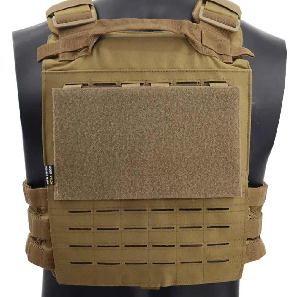 1Pc 15X25cm Tactical Vest Molle Hook&Loop Adapter Panel Chest Hanging EDC Patch Badge Expansion Mount Board Hunting Accessory