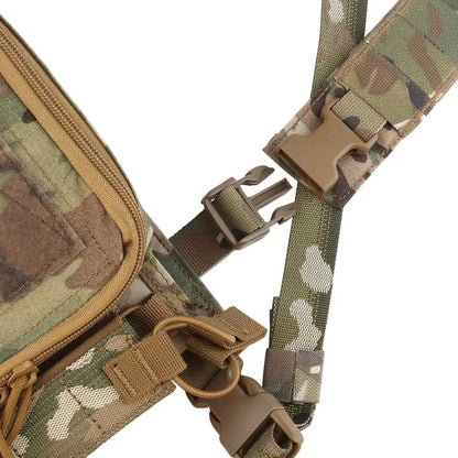 D3CRM Tactical Chest Rig Lightweight With 9mm/5.56 Mag Bag Quick Release Outdoor    Hunting Vest CS Match Wargame Chest Rig Gear