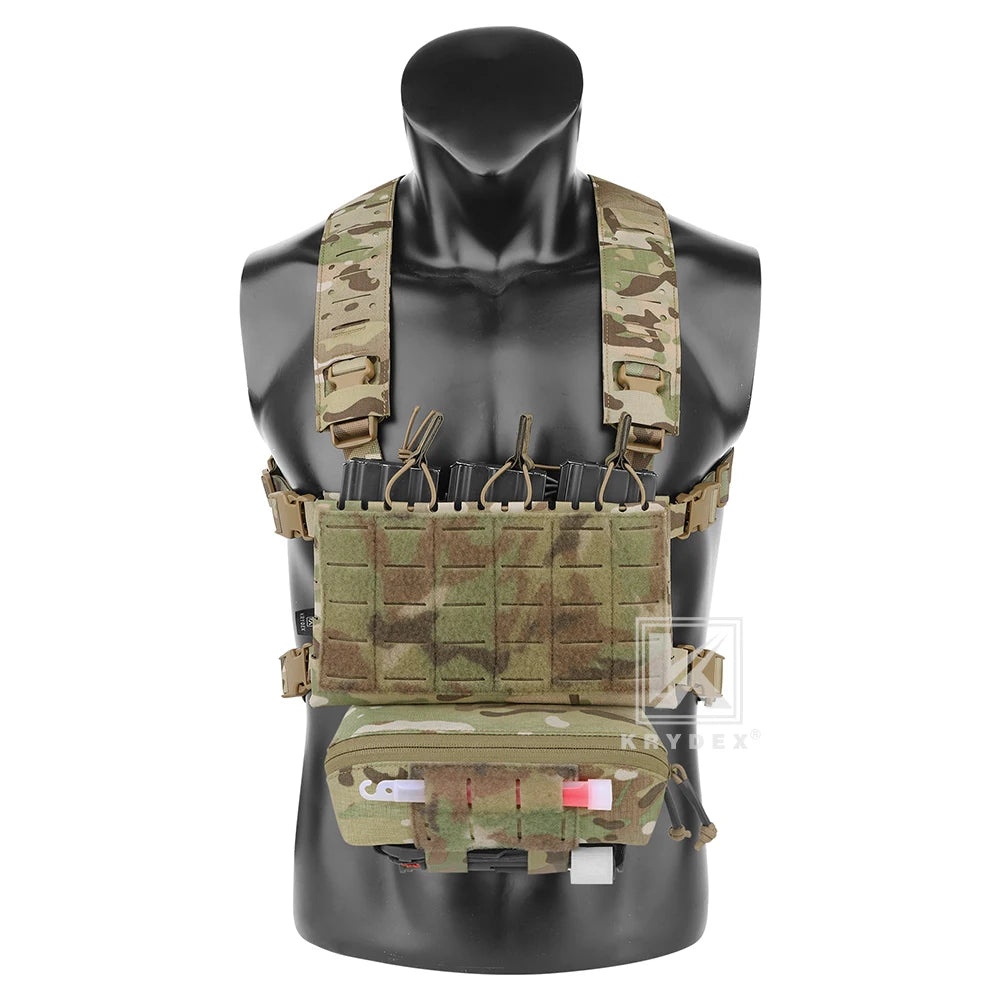KRYDEX Tactical Nylon Dangler Drop Pouch Dump Fanny Pack Tool Storage Bag for JPC CPC FCPC D3CR MK3 MK4 Vest Chest Rig
