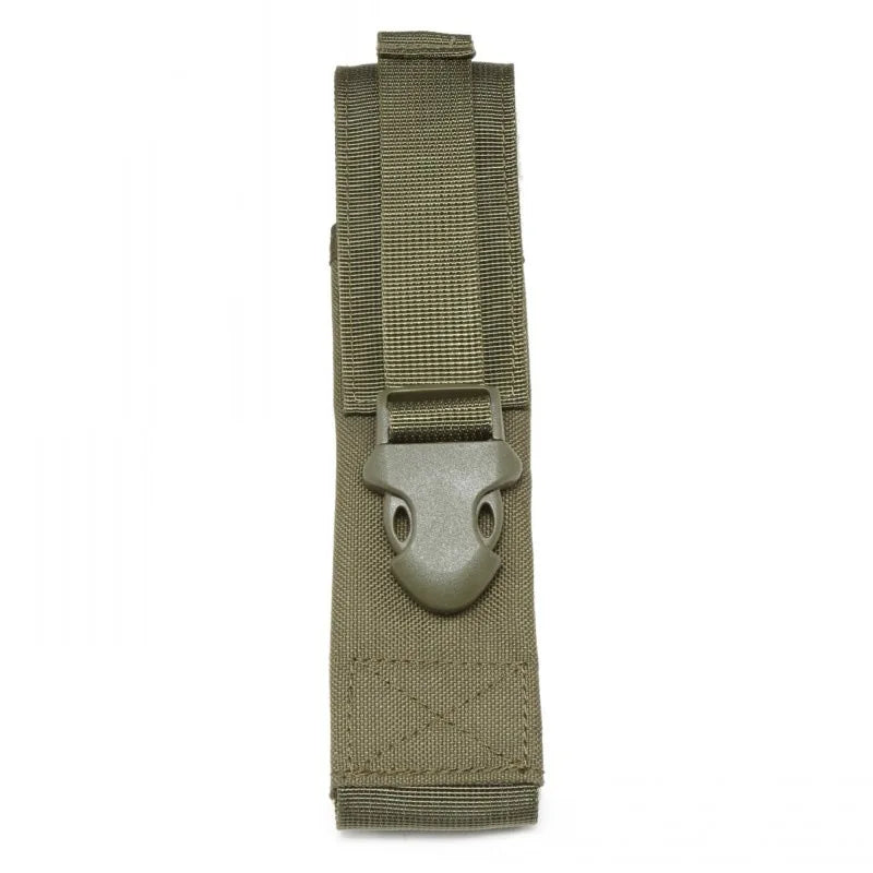 Tactical Molle Flashlight Pouch Torch Holder Case EDC Tool Waist Bag Outdoor Sports Camping Hiking Hunting Light Holster Pouches