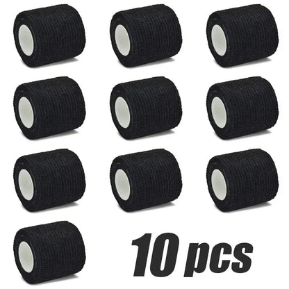 1-15pcs 2.5/5/7.5/10cm*4.8m Gauze Bandage Self-adhesive Breathable Elastic Bandages Sports Fixing Finger Wrist Leg Baby Care