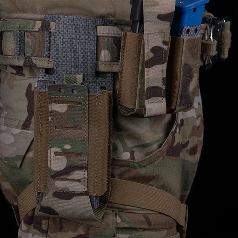 Mid Ride Drop Leg Magazine Holder Adjustable Waist Mount System for Airsoft Battle Belt Essentials