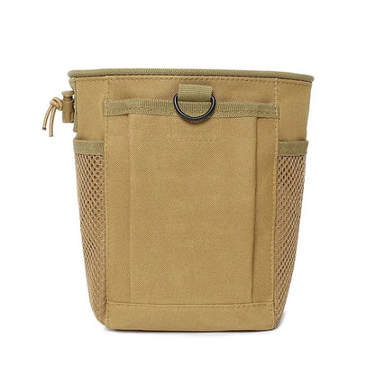 New Outdoor 3‑5L Camo Tactical Molle Dump Pouch, 600D Nylon Recycle Waist Pack, Portable Hunting Outdoor Accessories Storage Bag