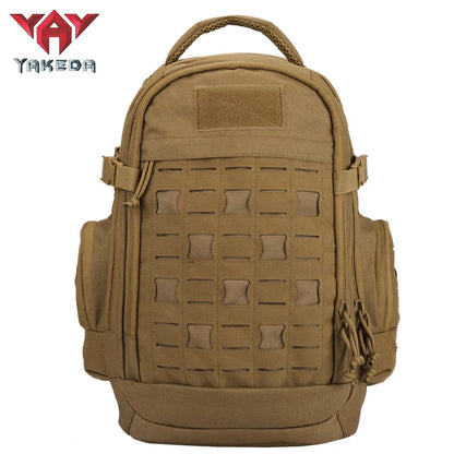 YAKEDA Tactical Backpack Camouflage Sports Outdoor Bag Large Capacity Travel Hiking Camping Rucksack