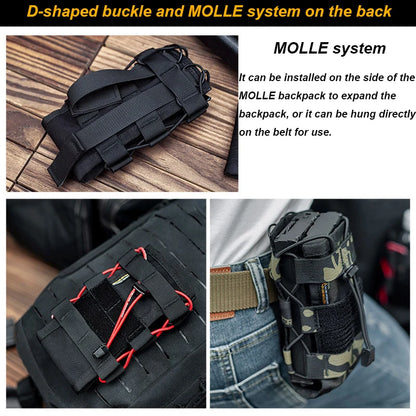 Tactical Radio Pouch Molle Water Bag Cell Phone Holder Pocket Magazine Pouch Outdoor Hunting Accessories