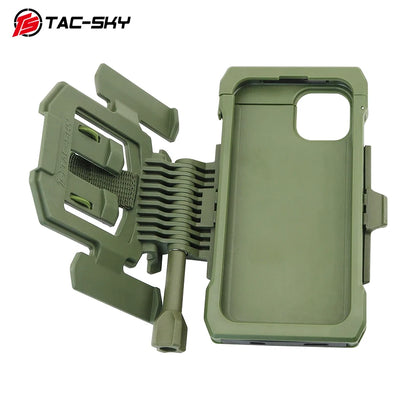 TAC-SKY Tactical Vest Phone Case with Mount for iPhone 14 Series & iPhone 15 Series Phones（for iPhone 14 15/ Plus/Pro/ Pro Max）