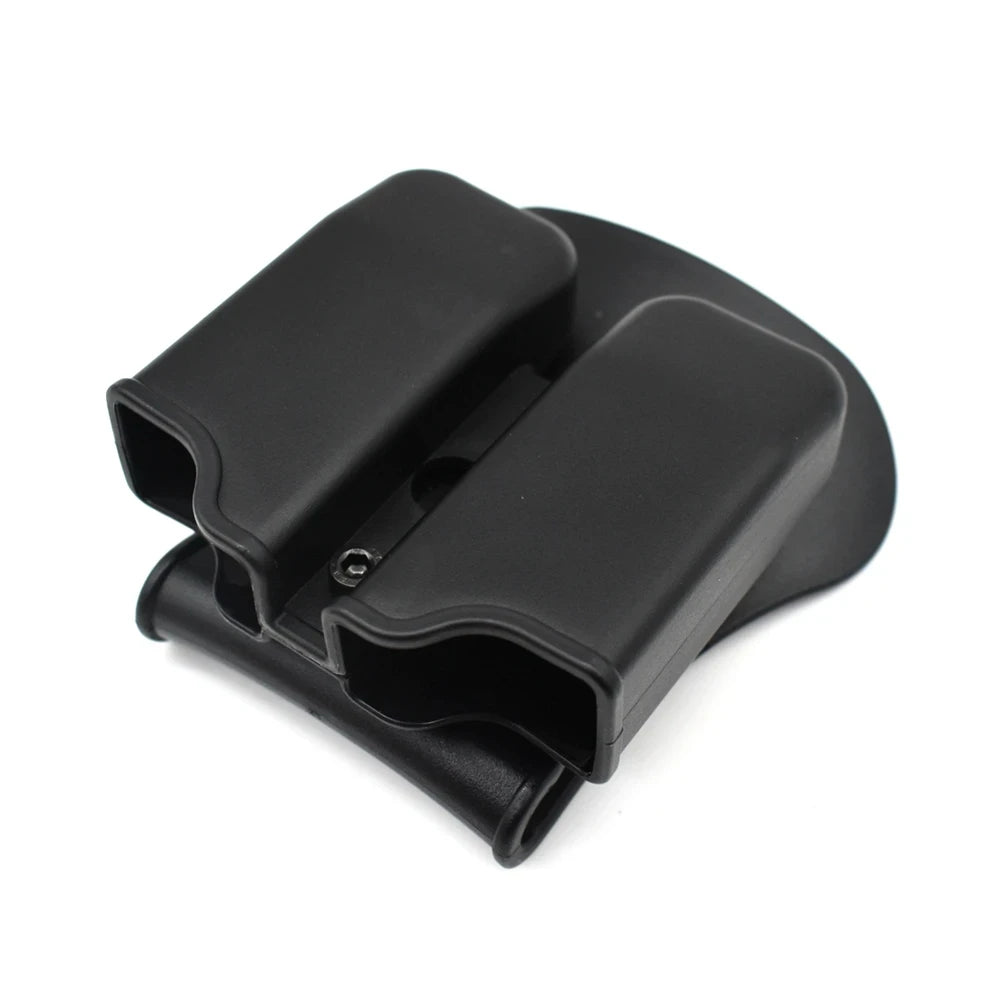 Tactical Double Magazine Pouch Universal Mag Holder Carrier For 9mm .40 Cal Airsoft Hunting Outdoor Accessories