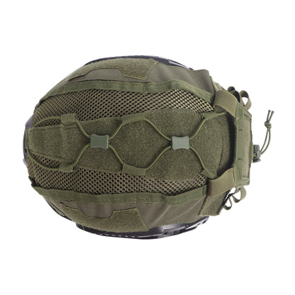 Tactical Helmet Cover for Maritime Helmet with NVG Battery Pouch Hunting Allows Free Pairing with Other Tactical Equipment