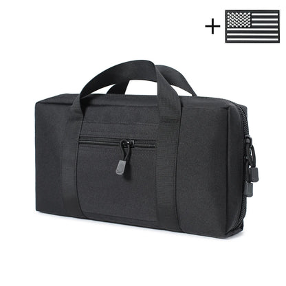 Outdoor sports handbag multifunctional tool storage bag partition storage design widened ribbon handle