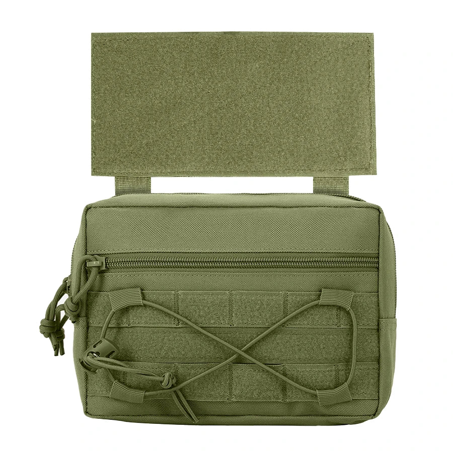 Tactical Magic Hook&Loop Expansion Accessory Pack Multi Functional EDC Storage Misc Bag MOLLE Pouch for Chest Rig Hunting