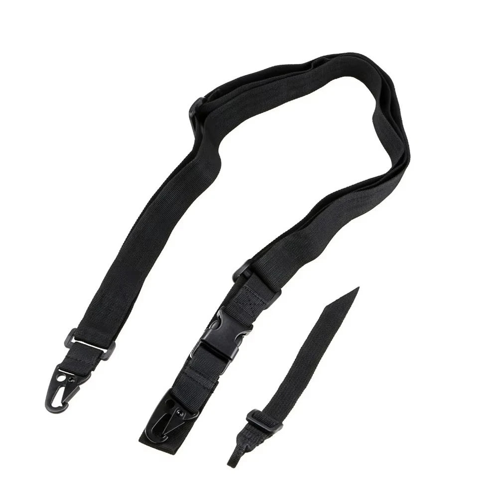 Tactical 1/3 Point Sling Shoulder Strap Multi-function Slant Strap Outdoor Hunting Field Survival Training Tape Accessories