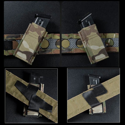 FAST Multi-Angle 9MM Single Magazine Pouch Tactical Hook Loop Waist Flashlight Bag Small Tool Storage Pouch