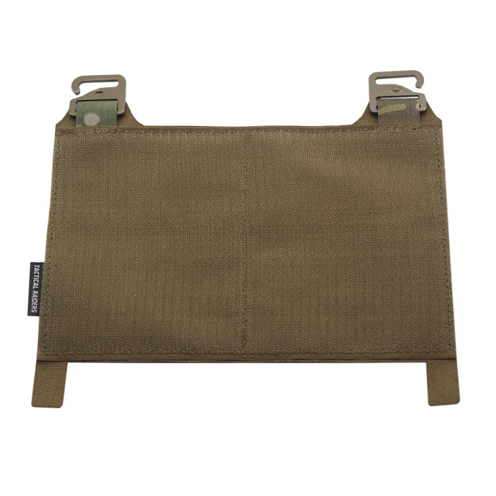 Tactical Vest MOLLE Panel Front Flap Micro Fight Chassis Hanging Panel For GP Pouch Chest Rig FCPC Vest