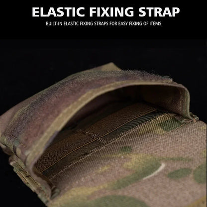 JSTA Multifunctional Magazine Pouch Tactical Molle Belt Bag Outdoor Hunting Shooting Grocery Bag 7.62 5.56 9m MAG Stacked Pocket