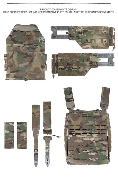Lv-120 Modular Tactical Vest Tactical Chest Rig Men's Soft Game Equipment Vest Tactical Hunting Cos Movie Props