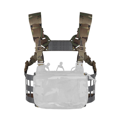 Ferro Style Tactical Chest Rig Wide V2 2nd Gen Lightweight Chesty Rig Hunting Vest Gear Extended Front Flaps Plate Carrier Adapt
