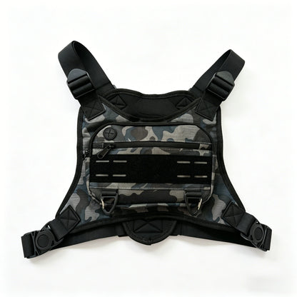Outdoor Tactical Vest Multi-Functional Waterproof Wear-resistant Backpack Men's Tactical Chest Bag for Hunting Fishing Camping