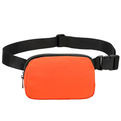 New Sports Waist Packs Nylon Waterproof Chest Bag Outdoor Sports Running Phone Pouch Versatile Crossbody Bag for Men and Women