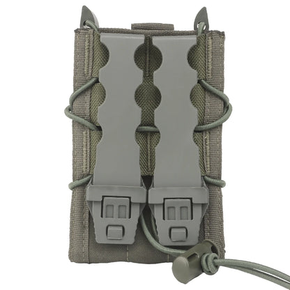 Tactical Molle Single Open-Top Mag Pouch for M4 M14 M16 AR15 G36 Magazines MOLLE Belt Attach Mag Carrier