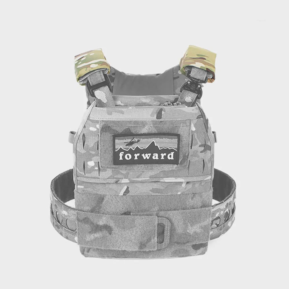 Tactical Elastic Shoulder Pads FERRO Style Elastic Nylon Backpack Strap Pads Padded Strap Cover 2" Low Profile FCPC FCSK Vest