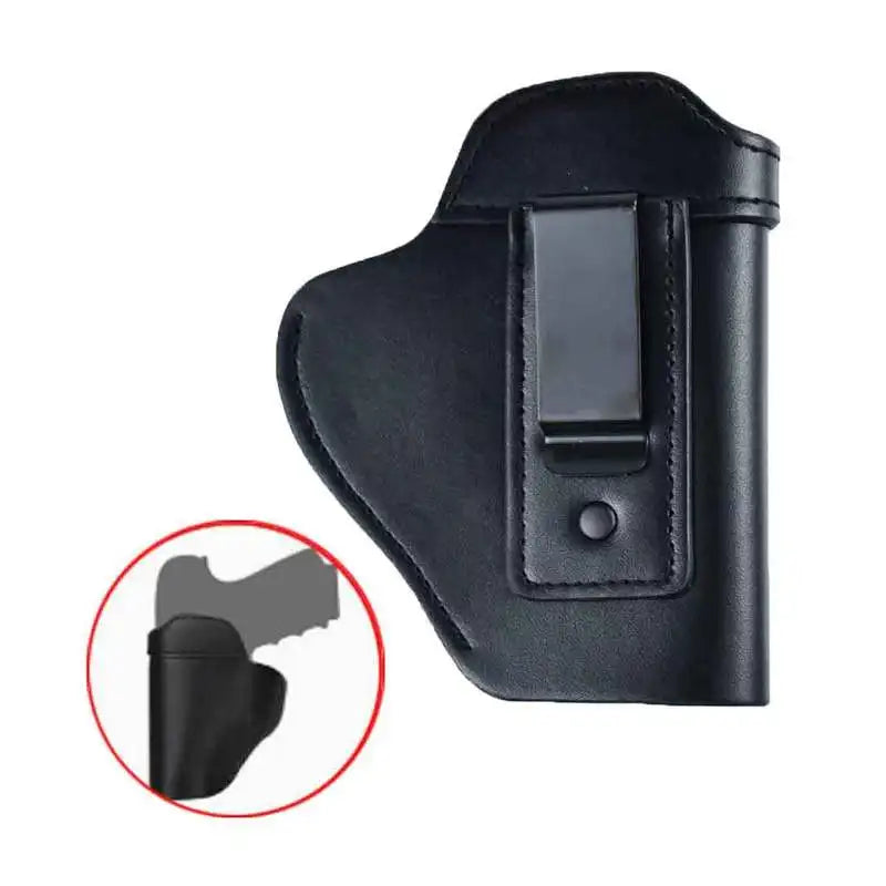 Tactical Quick Draw Holster Fit Glock G17 M92 Leather Waist Carry Conceal Holster Shooting Training Prop