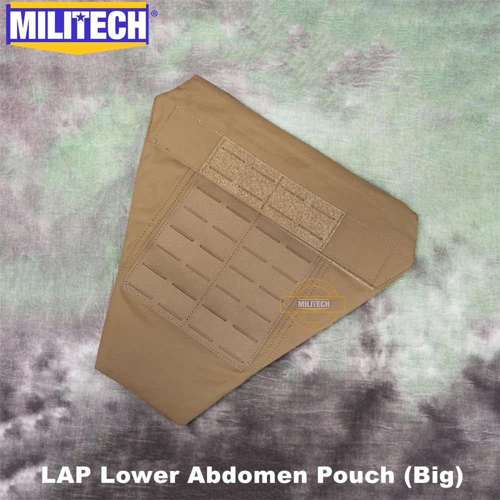 MILITECH Level 3A Groin Protection MV LAP Lower Abdomen Platform Pouch Molle Abdominal Bag With Soft Panel