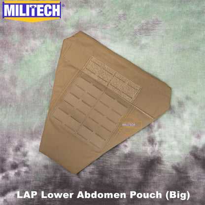 MILITECH Level 3A Groin Protection MV LAP Lower Abdomen Platform Pouch Molle Abdominal Bag With Soft Panel