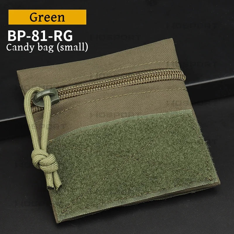 New Outdoor Micro Candy Pouch With Hook&Loop MK3 MK4 Vest Chest Rig Camouflage Portable Storage Camping  Accessories