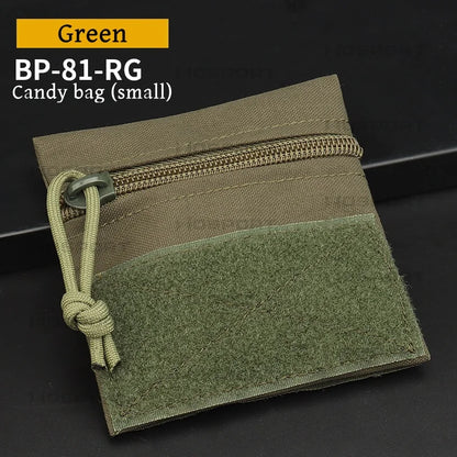 New Outdoor Micro Candy Pouch With Hook&Loop MK3 MK4 Vest Chest Rig Camouflage Portable Storage Camping  Accessories