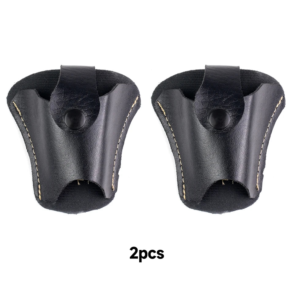 1 outdoor slingshot bag - durable PVC leather textured waist bag, suitable for hunting and fishing, slingshot accessories