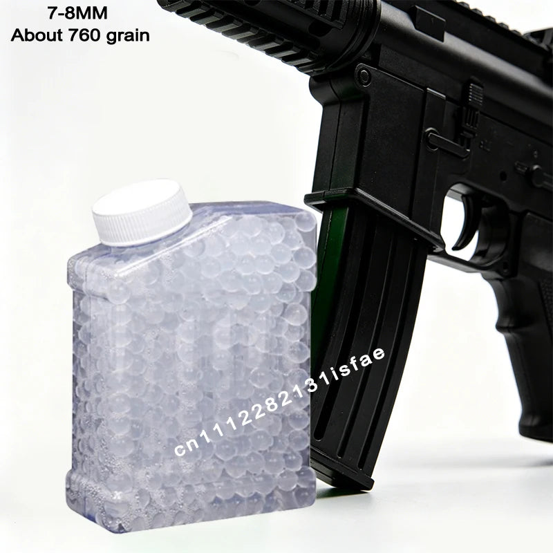 S2-Super Tough Squeezeproof Frosted Transparent EVA Pellets Uniform Full 50000Pcs 7-8mm 14+ Adult Wargame Spare Ammo