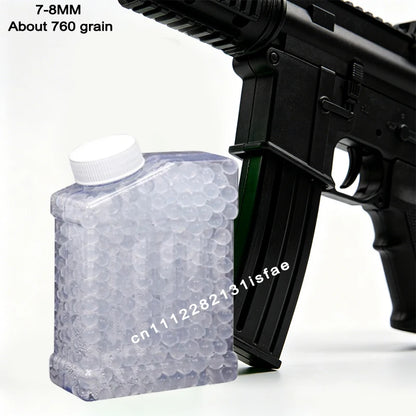 S2-Super Tough Squeezeproof Frosted Transparent EVA Pellets Uniform Full 50000Pcs 7-8mm 14+ Adult Wargame Spare Ammo